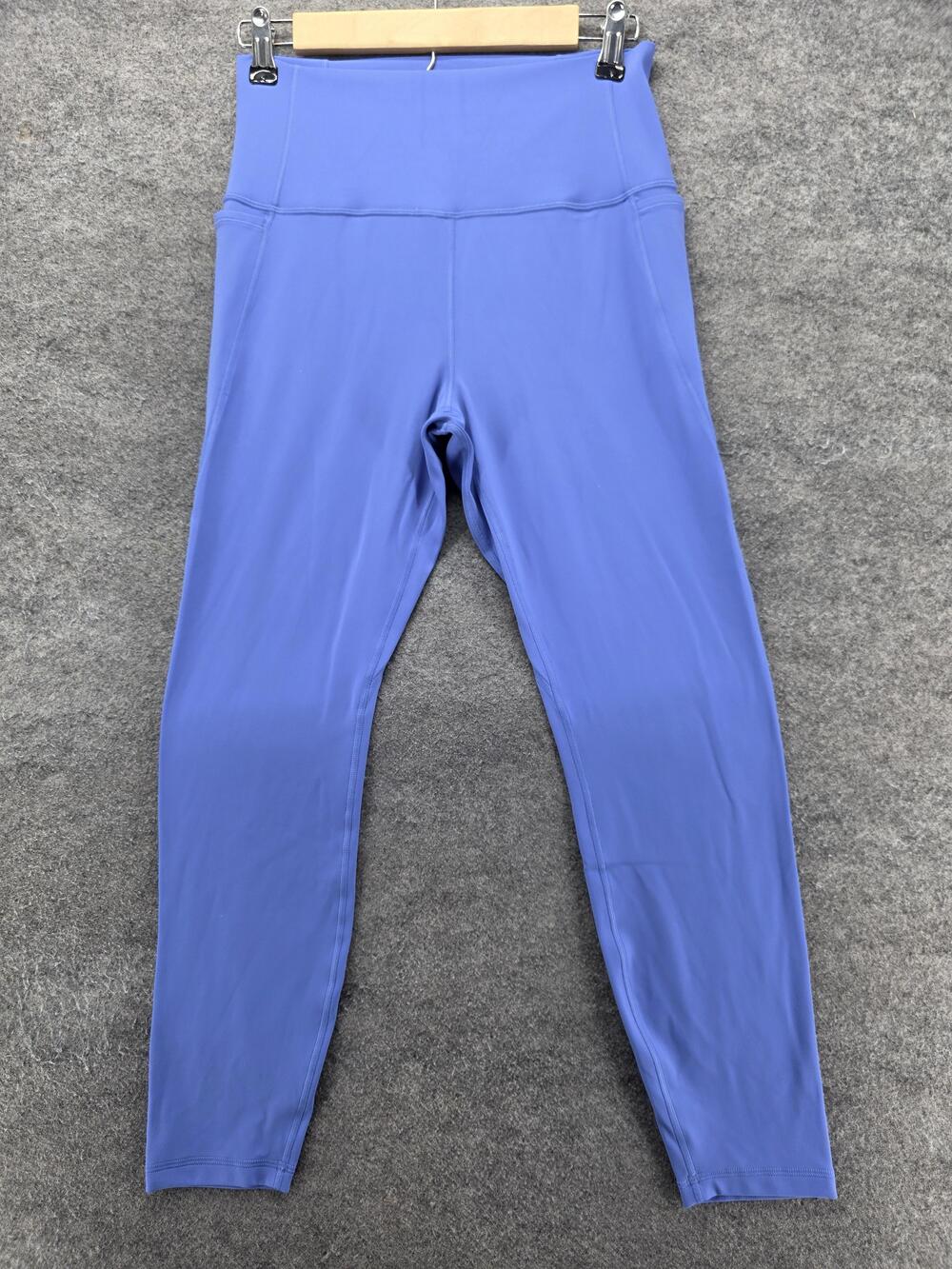 CRZ YOGA Leggings Womens L Blue Ankle High Rise Yoga Polyamide Spandex